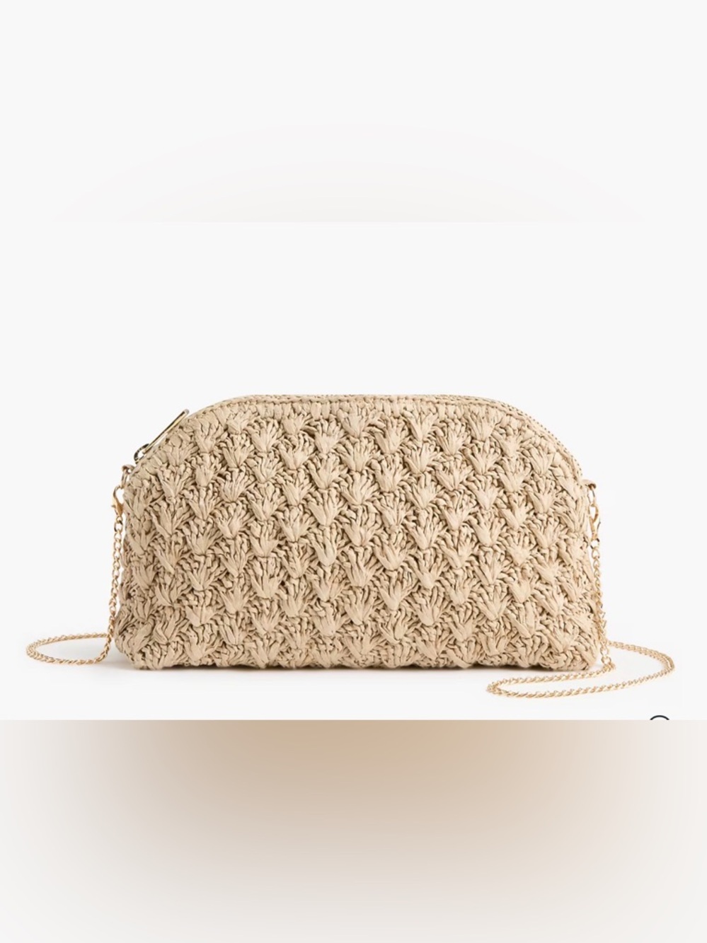 NWT JCrew Woven clutch